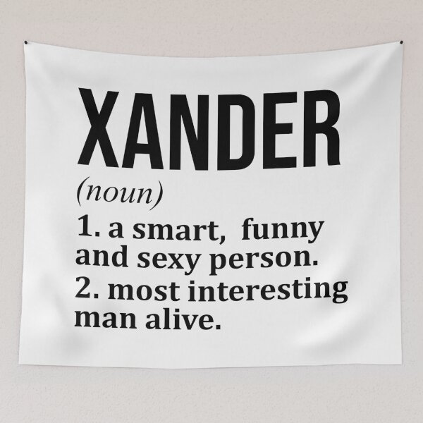 Item preview, Xander Name Definition designed and sold by XCIV.