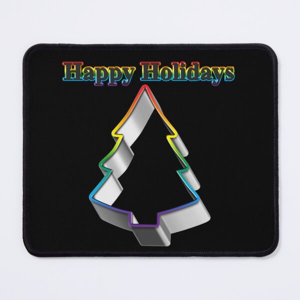 Item preview, Cookie cutter Tree LGBT Happy Holidays Rainbow Pride designed and sold by TheirChoice.