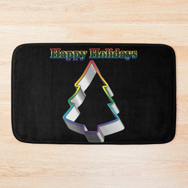 Item preview, Cookie cutter Tree LGBT Happy Holidays Rainbow Pride designed and sold by TheirChoice.