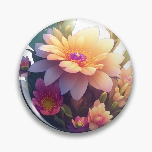 Item preview, Cinematic Fantasy Flower Sticker: 3D Vector Art with Enchanting Detail (61) designed and sold by WASjourney.