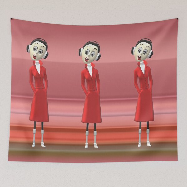 Item preview, red long coat girl designed and sold by NAGNE.