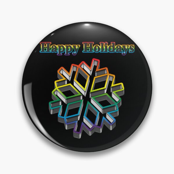 Item preview, Cookie cutter Snow Flake LGBT Happy Holidays Rainbow Pride designed and sold by TheirChoice.