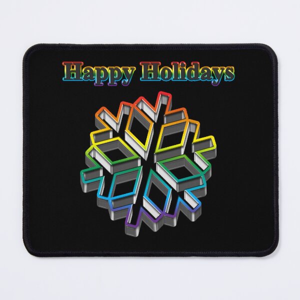 Item preview, Cookie cutter Snow Flake LGBT Happy Holidays Rainbow Pride designed and sold by TheirChoice.
