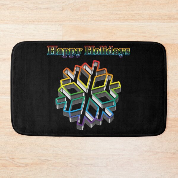 Item preview, Cookie cutter Snow Flake LGBT Happy Holidays Rainbow Pride designed and sold by TheirChoice.
