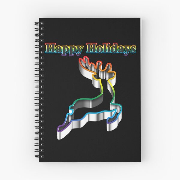 Item preview, Cookie cutter Reindeer LGBT Happy Holidays Rainbow Pride designed and sold by TheirChoice.