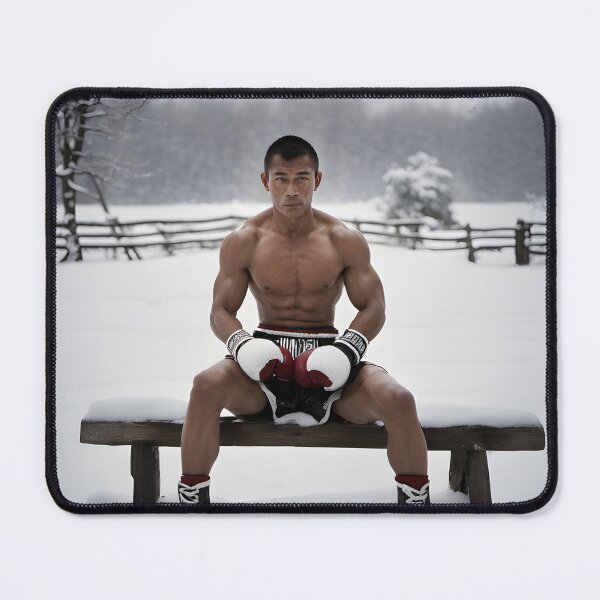 Item preview, Thai Boxing on Snow designed and sold by AsianStyle2020.