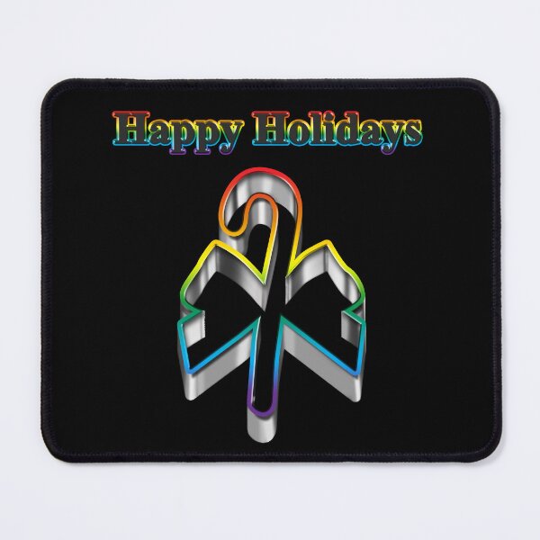 Item preview, Cookie cutter Candycane LGBT Happy Holidays Rainbow Pride designed and sold by TheirChoice.