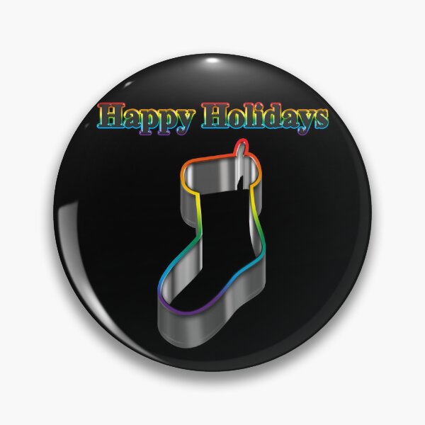 Item preview, Cookie cutter Stocking LGBT Happy Holidays Rainbow Pride designed and sold by TheirChoice.