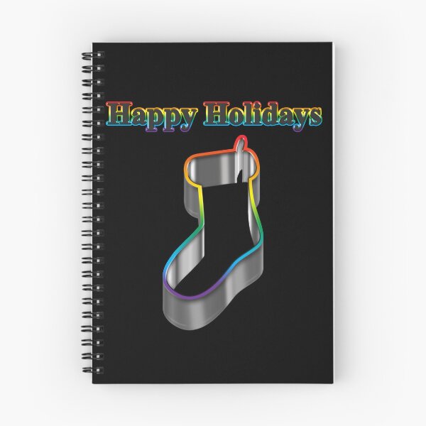 Item preview, Cookie cutter Stocking LGBT Happy Holidays Rainbow Pride designed and sold by TheirChoice.