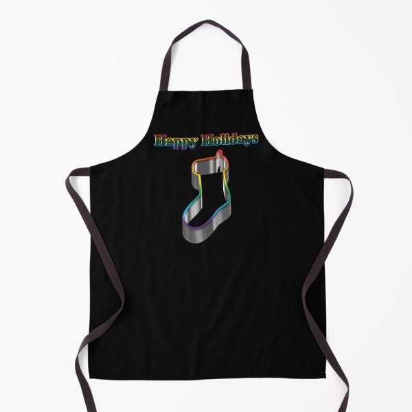 Item preview, Cookie cutter Stocking LGBT Happy Holidays Rainbow Pride designed and sold by TheirChoice.