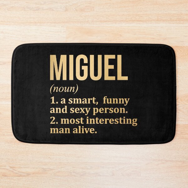 Item preview, Miguel Name Definition in Gold designed and sold by XCIV.