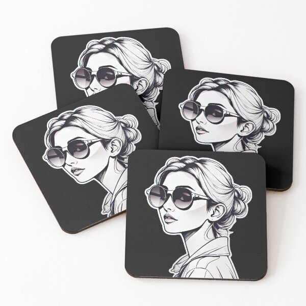 Item preview, Cute Girl With Sunglasses designed and sold by Bilisik.