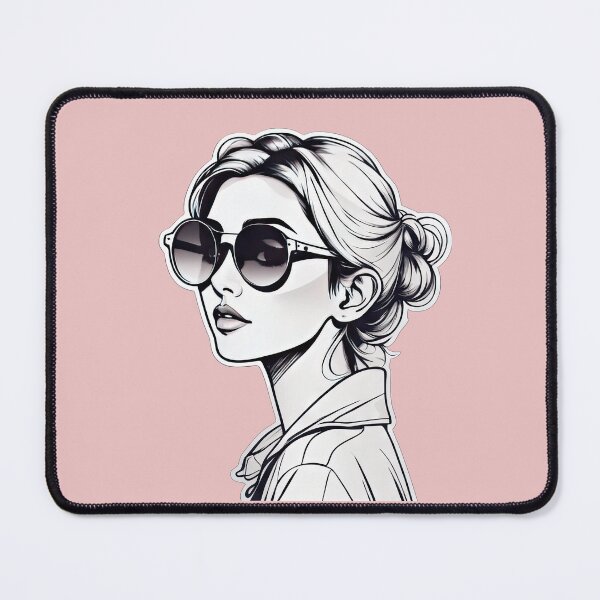 Item preview, Cute Girl With Sunglasses designed and sold by Bilisik.