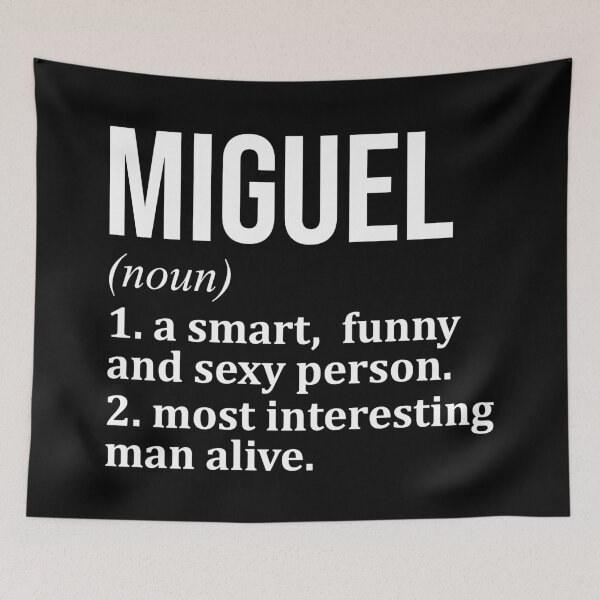 Item preview, Miguel Name Definition designed and sold by XCIV.