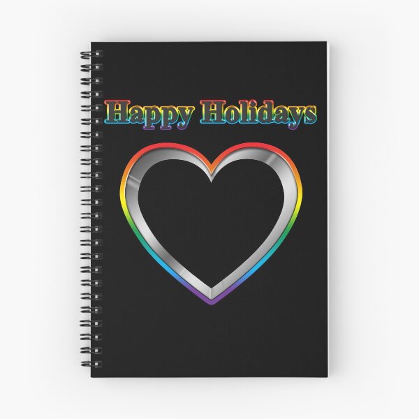 Item preview, Cookie cutter Heart LGBT Happy Holidays Rainbow Pride designed and sold by TheirChoice.