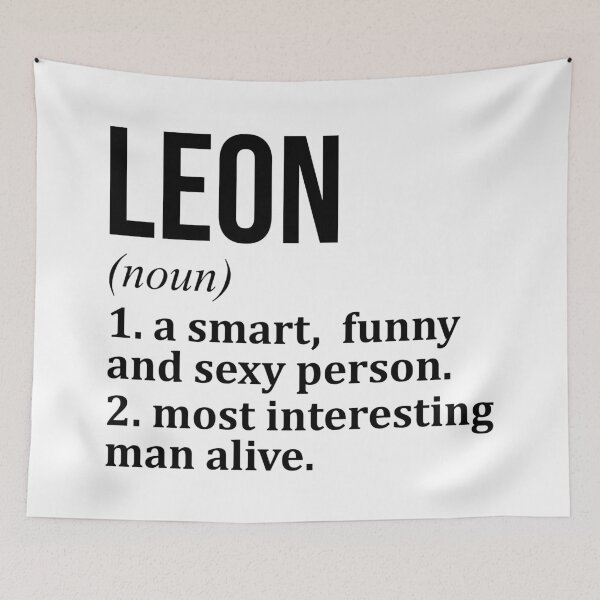 Item preview, Leon Name Definition designed and sold by XCIV.