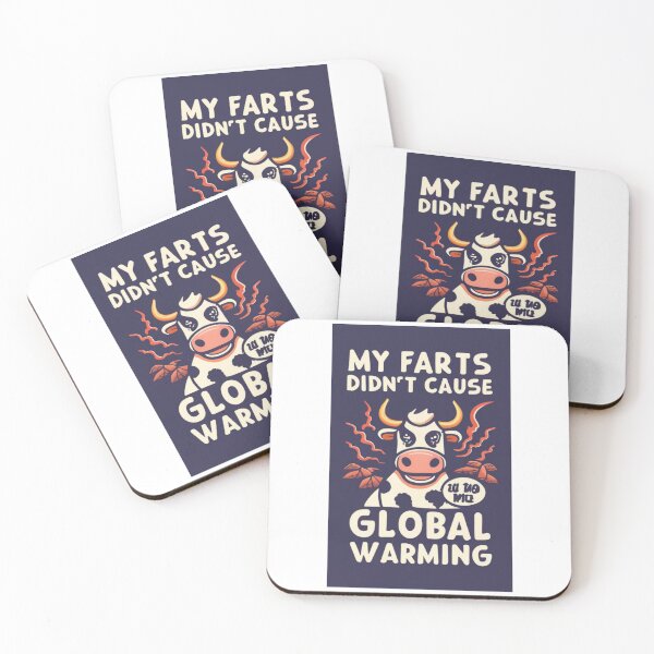 Item preview, COW "My Farts Didn't Global Warming" v4 designed and sold by FenwickDesign99.