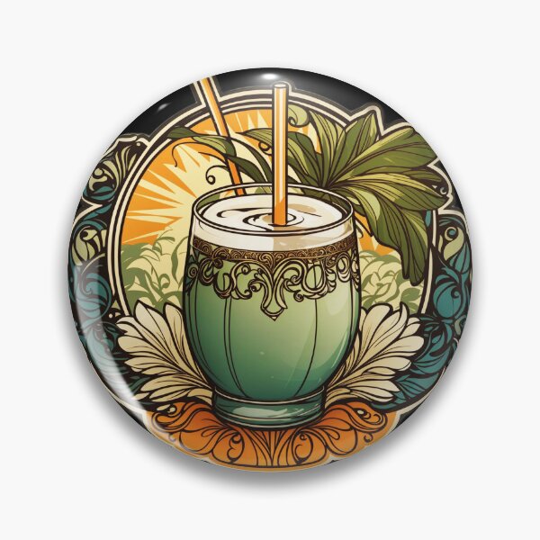 Item preview, Coconut Milk Drink on the Beach Sunny Day designed and sold by NautiChic.