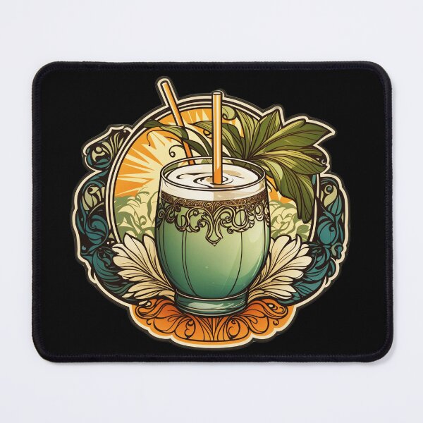 Item preview, Coconut Milk Drink on the Beach Sunny Day designed and sold by NautiChic.