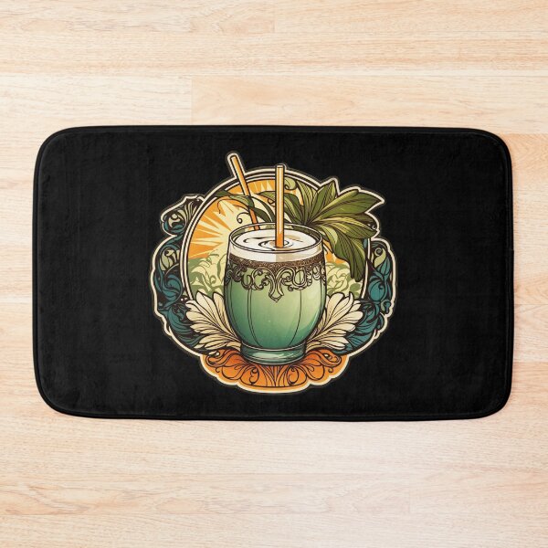 Item preview, Coconut Milk Drink on the Beach Sunny Day designed and sold by NautiChic.