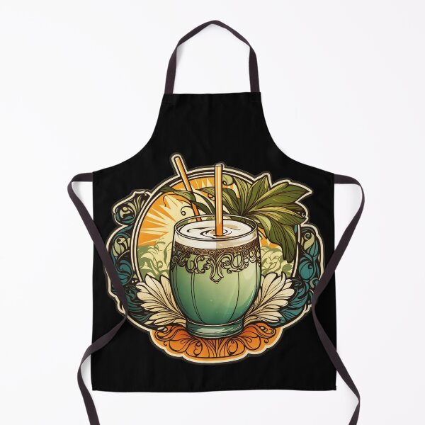 Item preview, Coconut Milk Drink on the Beach Sunny Day designed and sold by NautiChic.