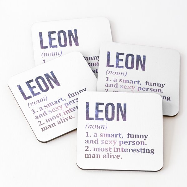 Item preview, Leon Name Definition designed and sold by XCIV.