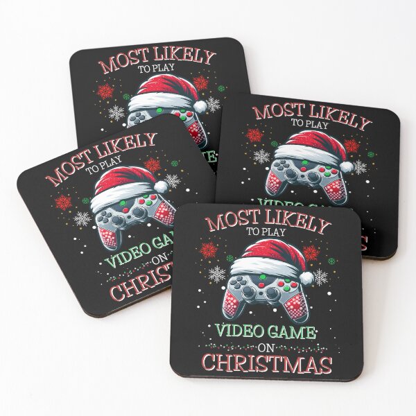 Item preview, Most Likely To Play Video Games On Christmas Santa Gaming designed and sold by Sasikharn.
