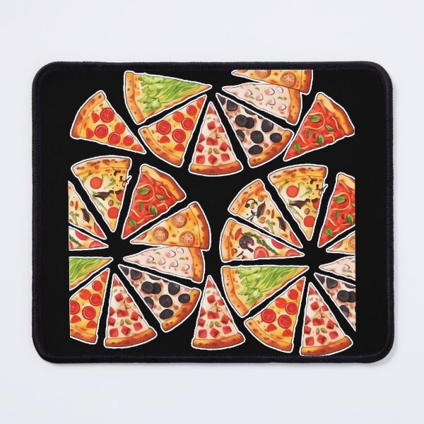 Item preview, Mega Pizza Sticker Shirt Design by Zeesdesign on Redbubble designed and sold by ZEESDESIGN.