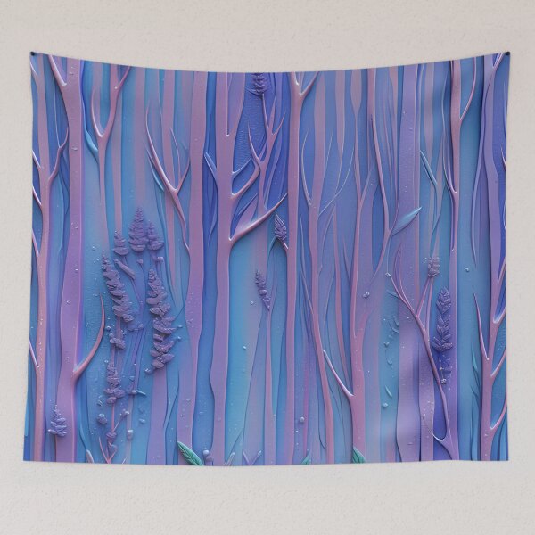 Item preview, Realistic delicate 3D wild forest - expressive botanical pattern. designed and sold by My-fake-places.