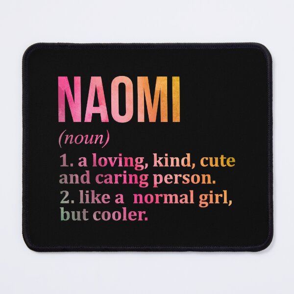 Item preview, Naomi Name Definition in Watercolor designed and sold by XCIV.