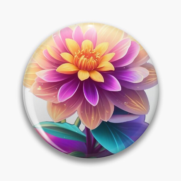 Item preview, Cinematic Fantasy Flower Sticker: 3D Vector Art with Charming Detail (62) designed and sold by WASjourney.