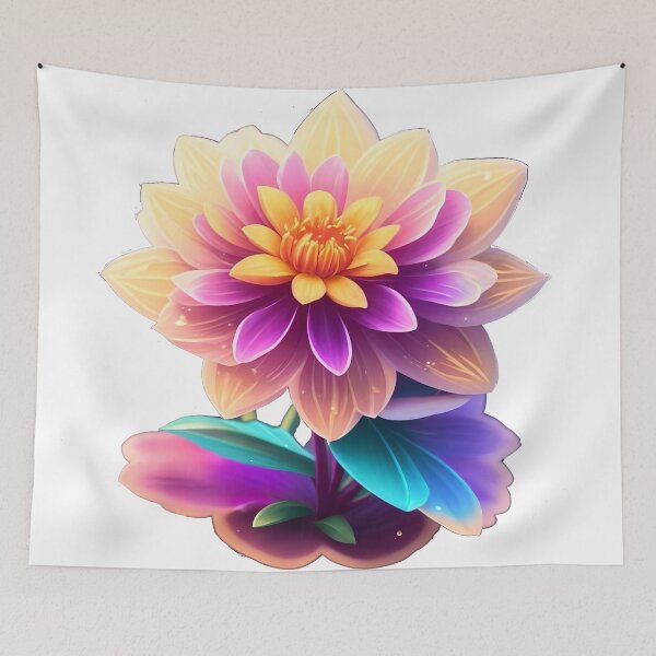 Item preview, Cinematic Fantasy Flower Sticker: 3D Vector Art with Charming Detail (62) designed and sold by WASjourney.