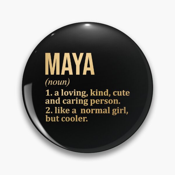 Item preview, Maya Name Definition in Gold designed and sold by XCIV.