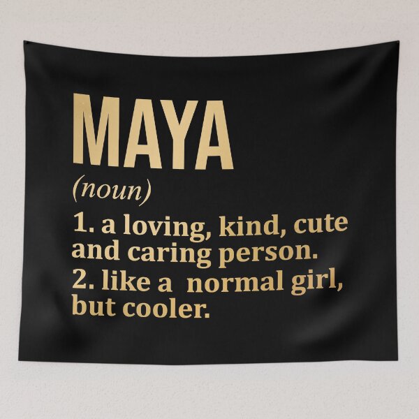 Item preview, Maya Name Definition in Gold designed and sold by XCIV.