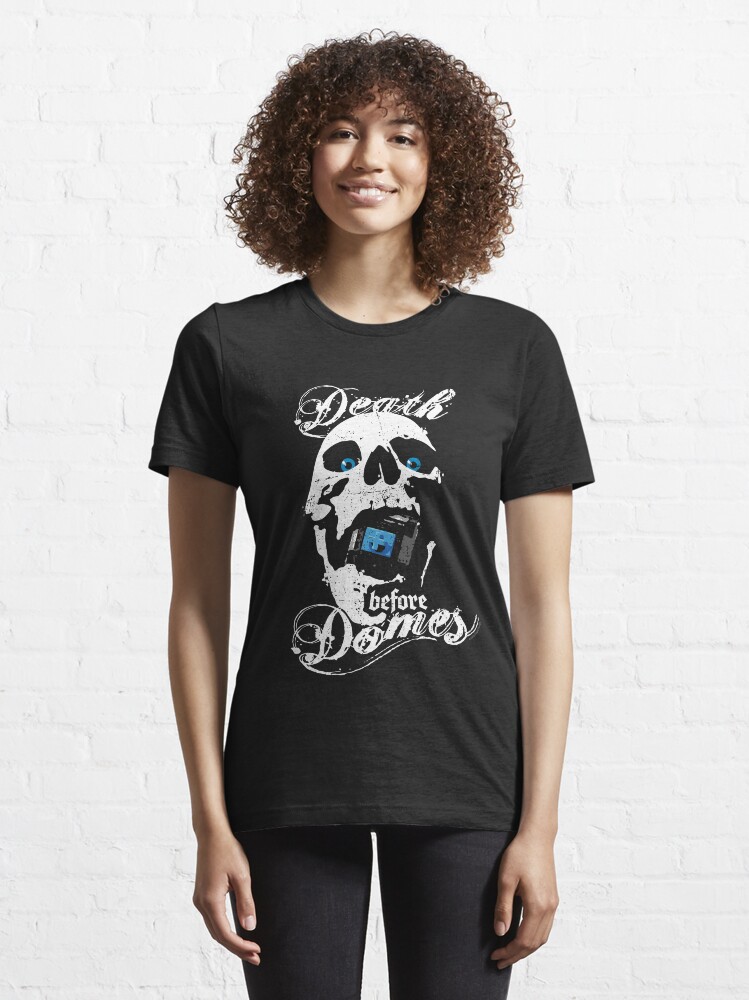 Thumbnail 6 of 7, Essential T-Shirt, "Death before Domes" - Blue MX designed and sold by shipedesign.