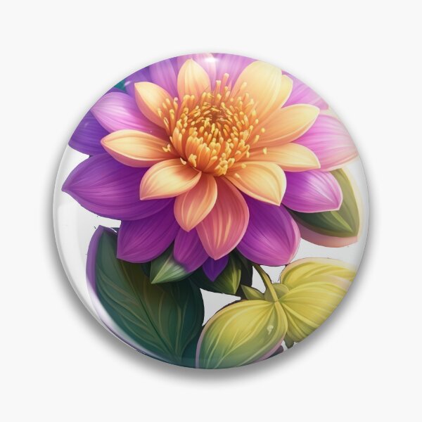 Item preview, Fantasy Flower Sticker: 3D Vector Art with Cinematic Charm and Detail (63) designed and sold by WASjourney.