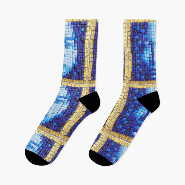 Item preview, Hermes mosaic portrait - Blue designed and sold by frederic Lecut.