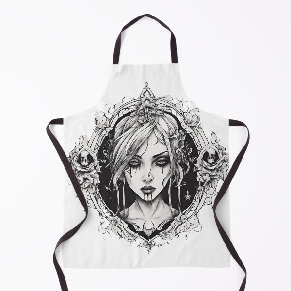 Artikelvorschau, Gothic Girl Tattoo-Design entworfen und verkauft von CyberArtistOne.
