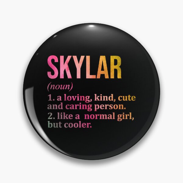 Item preview, Skylar Name Definition in Watercolor designed and sold by XCIV.