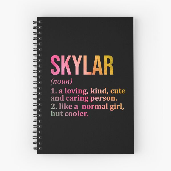 Item preview, Skylar Name Definition in Watercolor designed and sold by XCIV.
