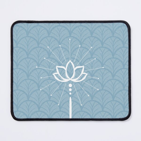 Item preview, Unalome with Fan Background - Sky + Snow designed and sold by Irene Estelle.