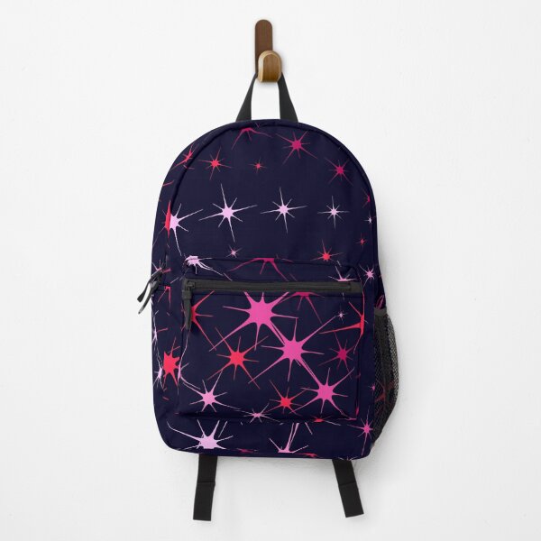 Item preview, Colorful sparking firework. Christmas vector pattern of bright sparkling magical neon multi-colored particles, sparks and stars shining with special light on dark background. designed and sold by NataliaVVV.