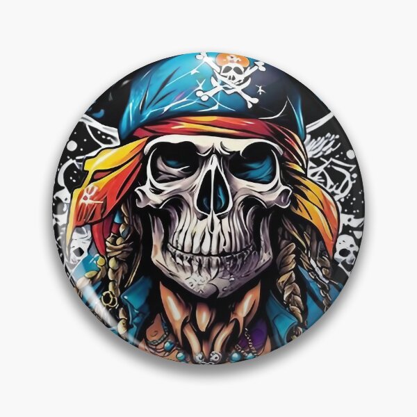Item preview, Skull T-shirt  Pirate King 08 designed and sold by BDPoktat.