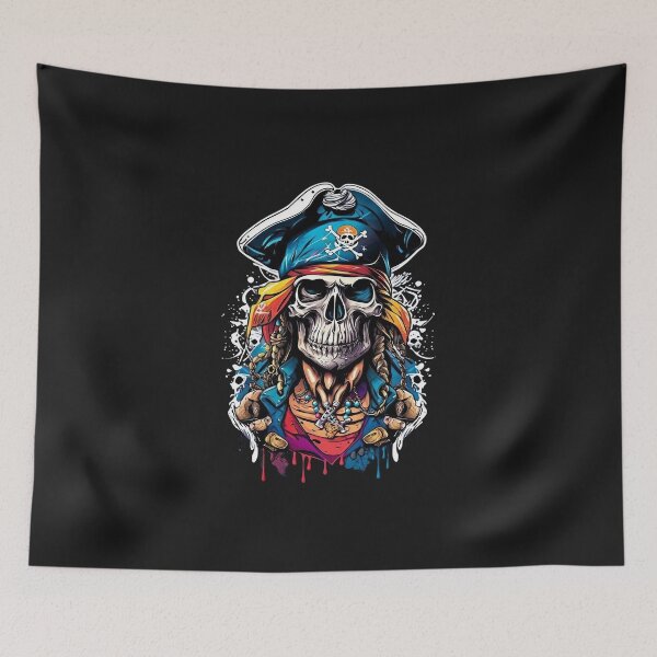 Item preview, Skull T-shirt  Pirate King 08 designed and sold by BDPoktat.