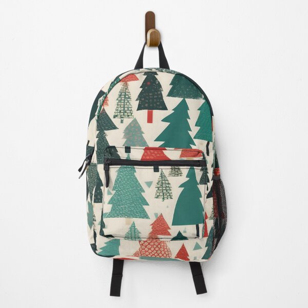 Item preview, Japanese christmas trees pattern, chiyogami winter design designed and sold by patterncrow.
