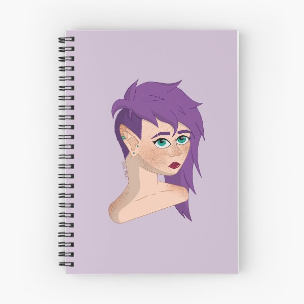 Item preview, Purple haired woman  designed and sold by Digi-Jucie.