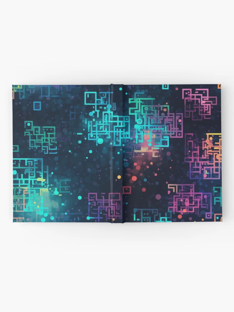 Thumbnail 2 of 3, Journal, Digital Code Abstract Pattern designed and sold by SideSignal.