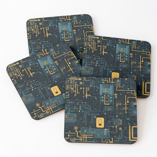 Item preview, Digital Code Abstract Pattern designed and sold by SideSignal.