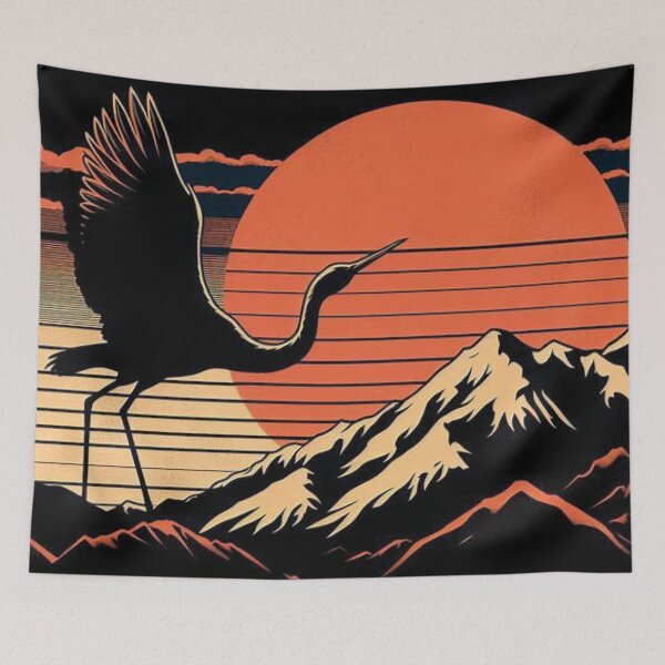 Item preview, Grulla japonesa designed and sold by Myra365Art.
