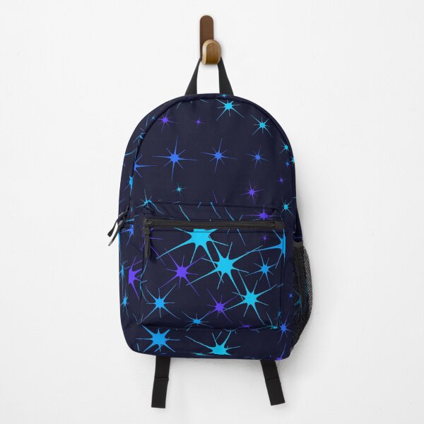 Item preview, Colorful sparking firework. Christmas vector pattern of bright sparkling magical neon multi-colored particles, sparks and stars shining with special light on dark background. designed and sold by NataliaVVV.